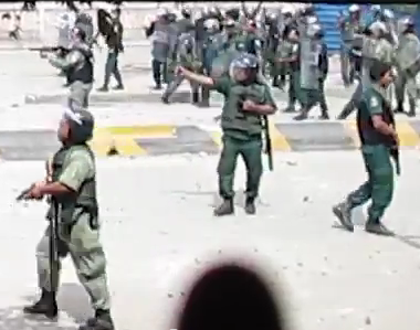 Kambodscha, 12.11.2013: Polizei schießt auf demonstrierende Arbeiter