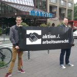 Pressebericht zu Schreiner + Partner Protest in Köln