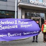 Protest gegen Schreiner + Partner am 4.12.2014 in Berlin