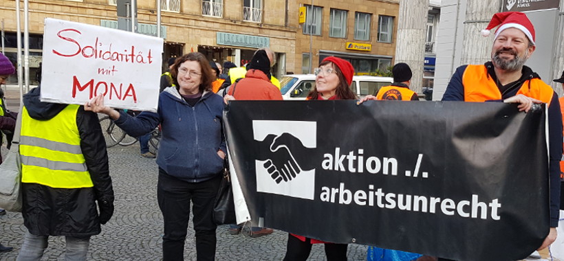Symths Toys R Us. Protest against Union Busting, Aachen 15. December 2018