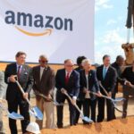 Amazon + Starbucks: Millionen-Entschädigung für unterschlagenes Trinkgeld in USA 3.10.2018. Spatenstich für das Amazon-Lager in Bessemer, Alabama
