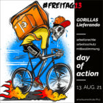WOW! ►Lieferando stoppt Befristung ►#FR13-Protest wirkt! #Freitag13 Gorillas Lieferando / Just Eat instagram deutsch